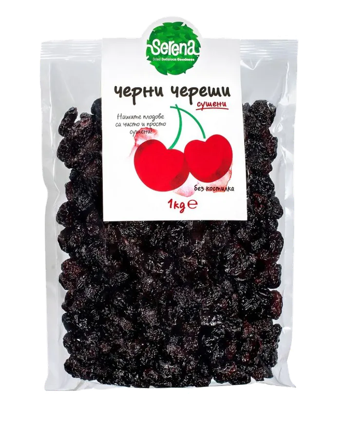 Сушени черни череши 1 кг — Серена